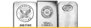 100 oz Silver Bars